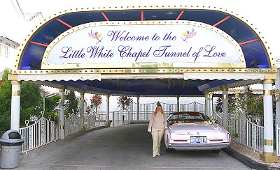 Welcome to the Little White Chapel Tunnel of Love